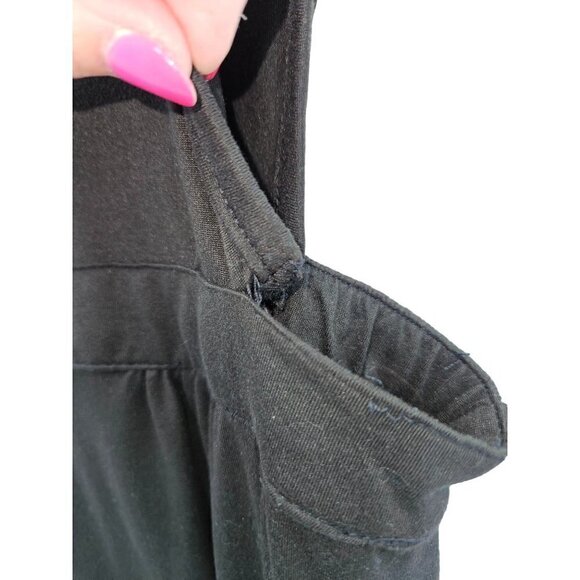 Skiva International Maxi Dress Love XL 14 16 Soft Cut Out Stretch Empire Black - Picture 8 of 15